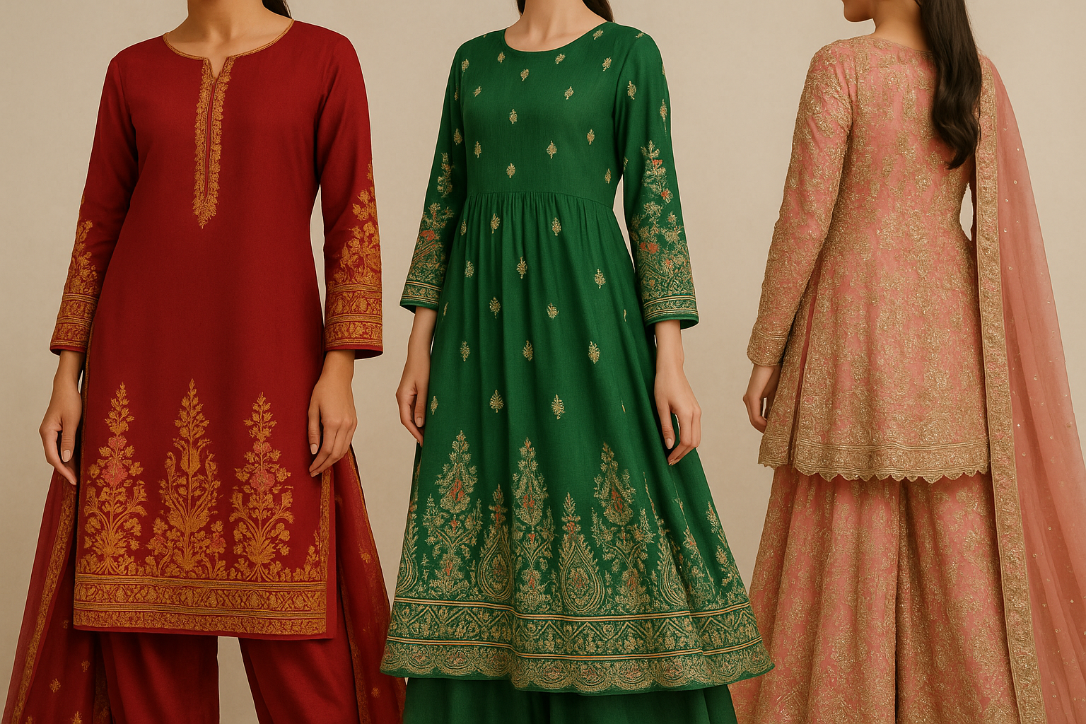 make litter change, remove face of girls, add Pakistani desi cloth like shalwar Kamiz, and full-length maxi and bridal Sharara